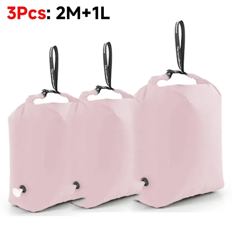 sac de compression sous vide pour bagages, sac de rangement sous vide réutilisable sans pompe, gain de place à 70%, sac d'emballage scellé pour vêtements de voyage étanche