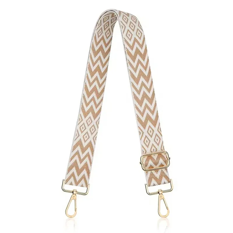 sangle de sac en nylon/coton pour femmes, sangles colorées pour bandoulière, accessoires de sac à bandoulière, ceintures réglables, sangles de sac à main