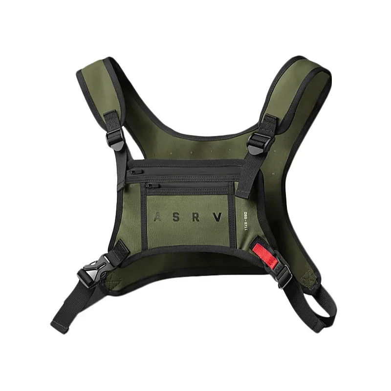 sac de poitrine tactique multifonctionnel pour homme, sac de sport et de fitness d'extérieur, sac de téléphone réfléchissant étanche, sacoche de poitrine décontractée pour homme