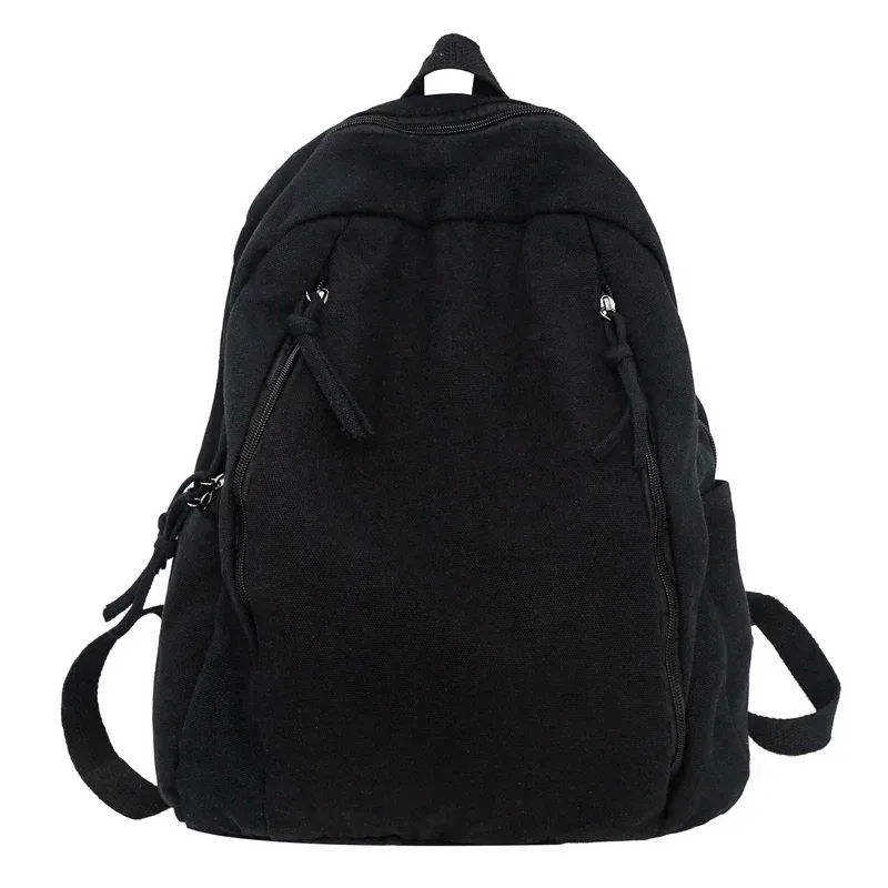 sac à dos en toile cool de style américain pour femmes et garçons, sac à dos universitaire étudiant de grande capacité, sac à livres de voyage unisexe, document solide, 2023