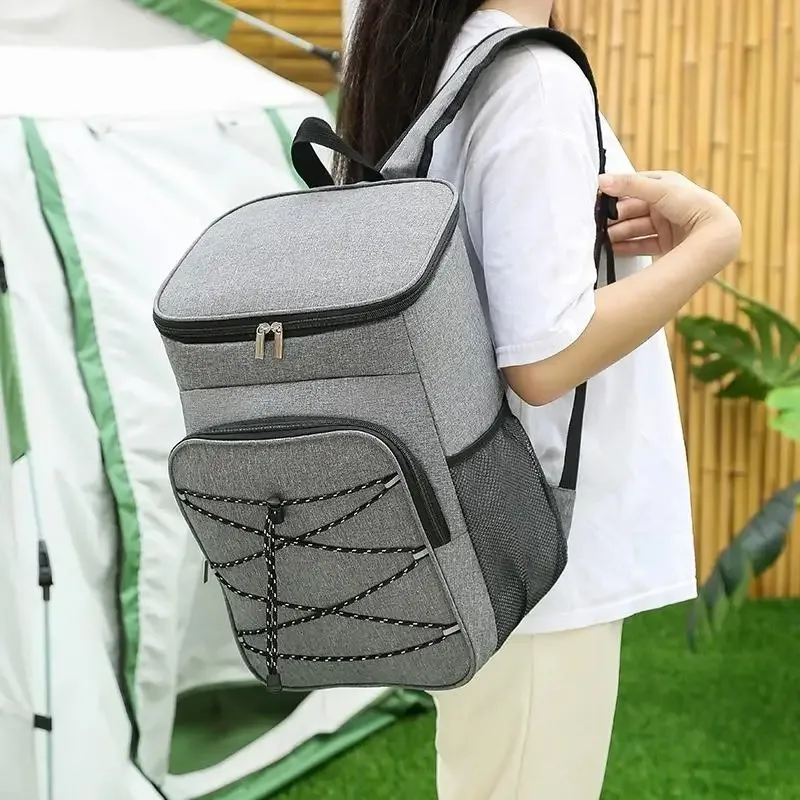 sac à dos isolé-sac isolé en tissu oxford grande capacité pique-nique en plein air sac à dos isolé voyage sac isotherme de bière