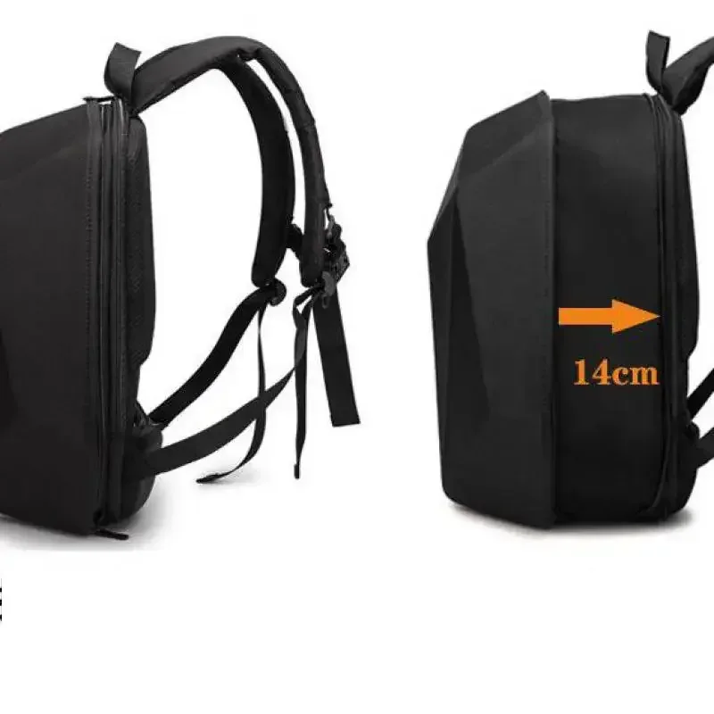 sac à dos d'équitation de moto pour hommes, sac de casque à coque rigide, sac d'ordinateur étudiant étanche de grande capacité, sac de chevalier