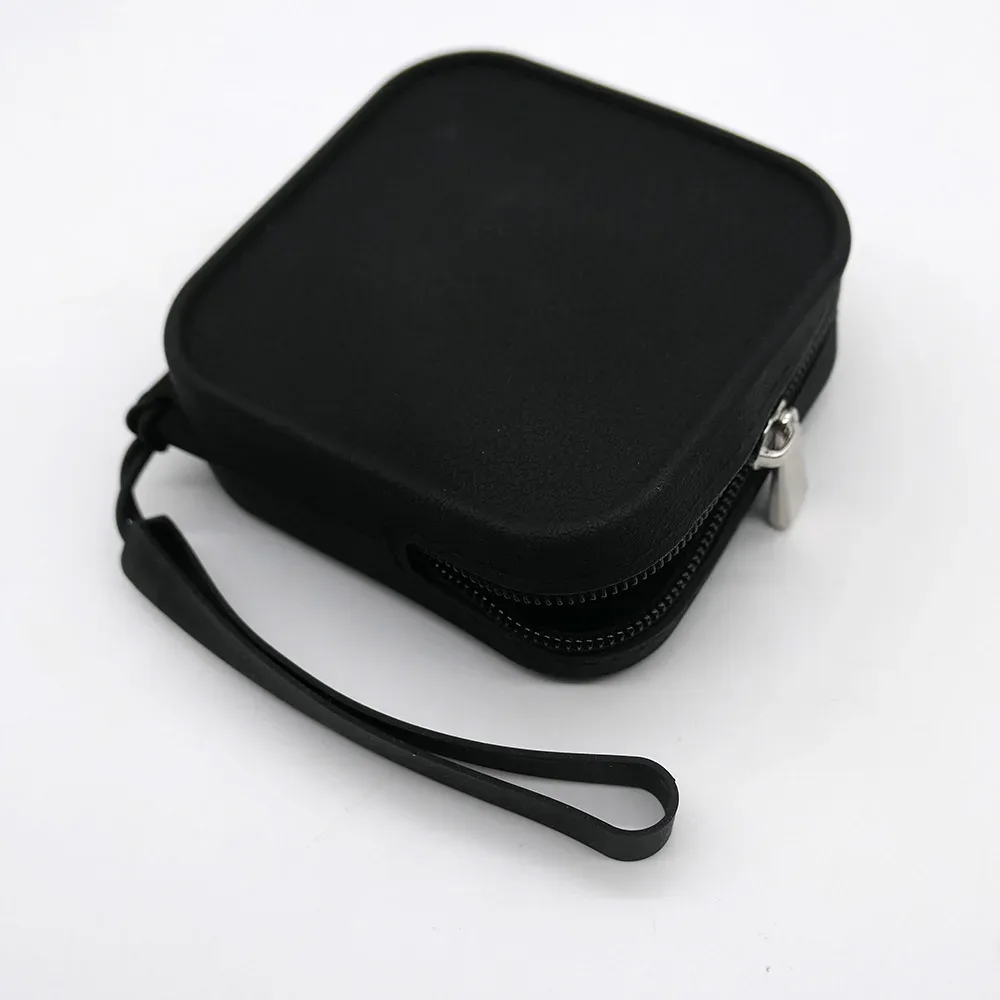 sac de rangement cosmétique carré en silicone grande capacité, étui de voyage portable et étanche pour pinceaux de maquillage et cosmétiques