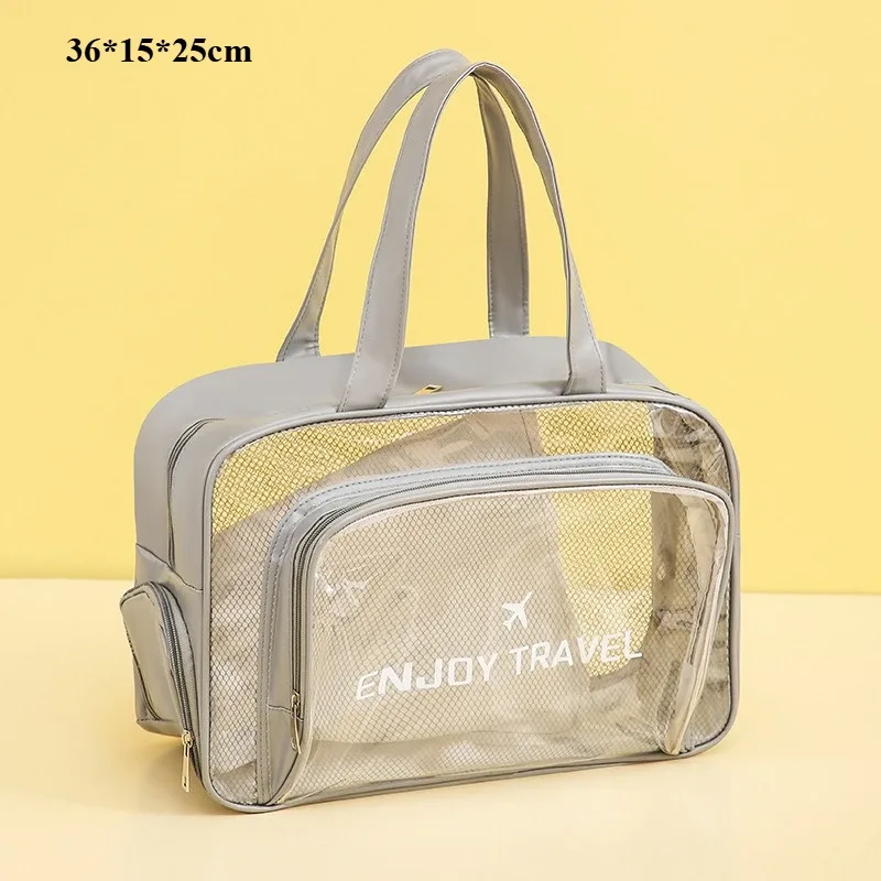 sac de lavage fitness à séparation humide et sèche, sac de rangement de voyage polyvalent, sac à cosmétiques portable en pu imperméable, 1 pièce, nouveau