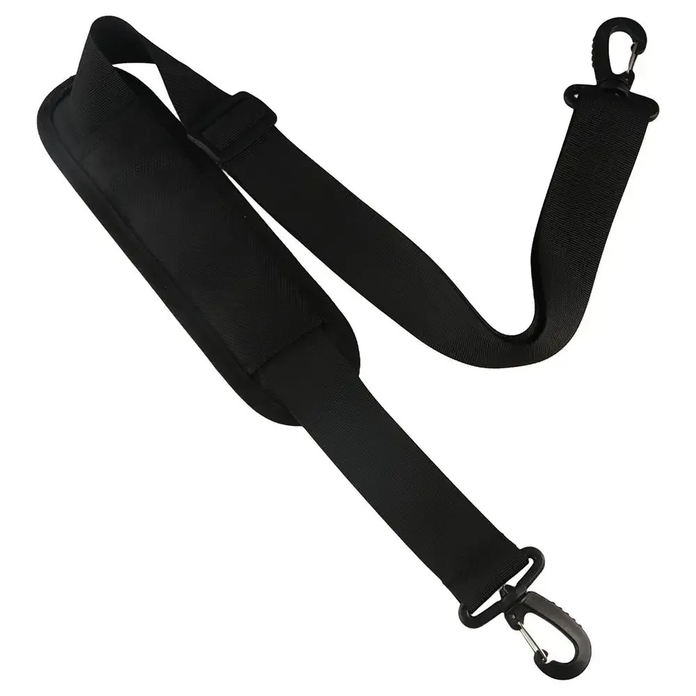 chaîne de sac à bandoulière réglable de couleur unie, coussinet rembourré amovible, ceinture d'épaule en nylon pour sac, rallonge de sac à bandoulière, chaîne de sac à bandoulière