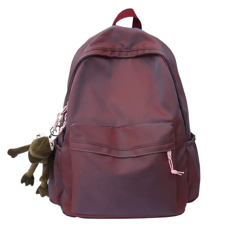 nouveau sac à dos femme mode nouveau sac à dos unisexe grande capacité sac à dos pour ordinateur portable en nylon dame cartable mignon étudiant sac