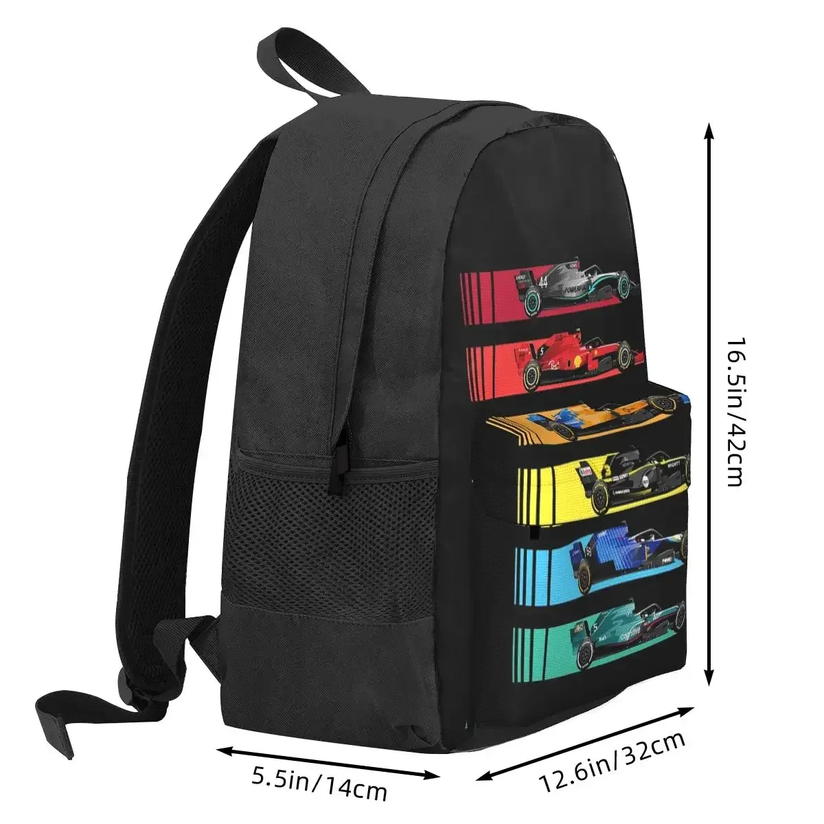 sacs à dos de voiture de course de formule pour enfants, cartable pour garçons et filles, sacs d'école pour enfants, sac à dos de dessin animé pour enfants, sac à dos pour ordinateur portable, sac initié