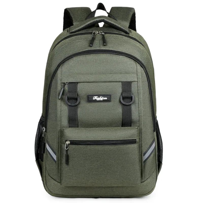 sac à dos décontracté grande capacité pour homme, idéal pour les courts séjours, sac d'école en tissu oxford, sac à dos de sport et de loisirs pour l'extérieur, sac à bandoulière de voyage