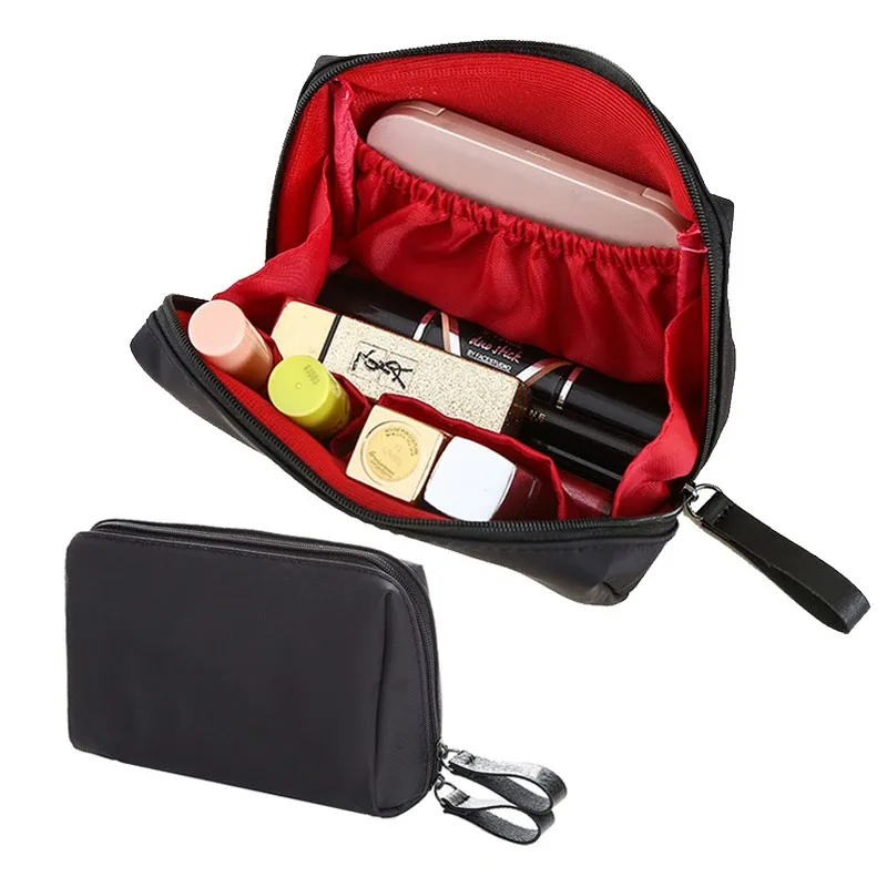 nouveauté sac cosmétique simple couleur unie pour femmes trousse de maquillage pochette trousse de toilette étanche maquillage sacs à main étui 2023