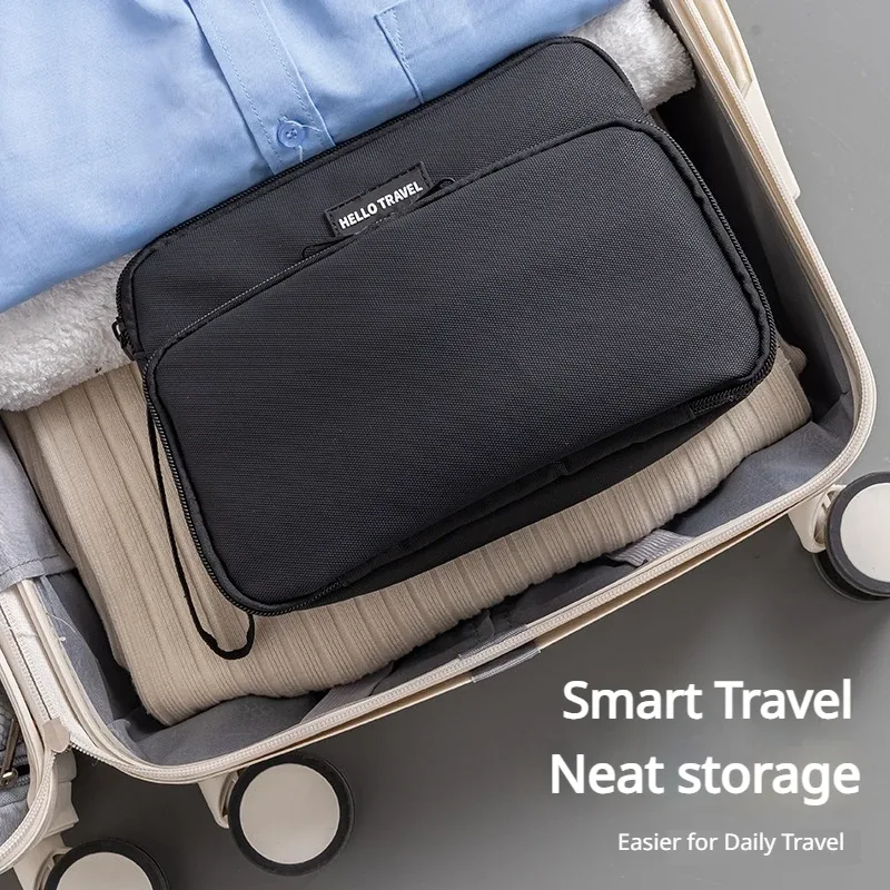 nouvelle trousse de toilette homme 2026 pour voyage d'affaires, imperméable, grande capacité, portable, double couche, organisateur cosmétique pour voyage, gym et usage quotidien