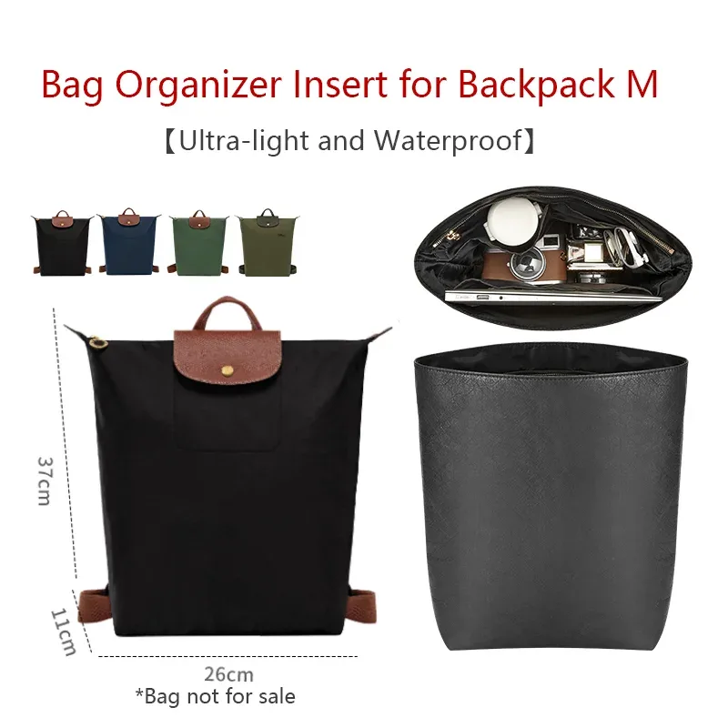 organisateur de sac à dos longchamp, insert imperméable pour sacs, rangement léger, support de sac, accessoires en papier dupont