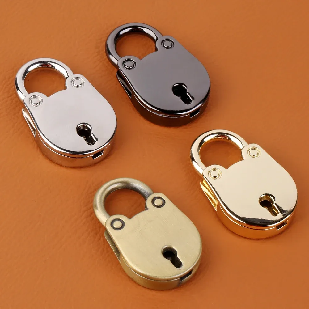 cadenas en métal en forme de chat, petite boîte à bagages, serrure avec clé pour femmes, accessoires de valise pour fabriquer des sacs