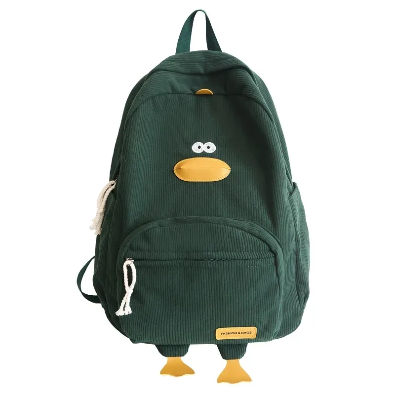 nouveau dessin animé canard sac à dos concepteur mignon sac de voyage femme étudiant polyvalent édition coréenne filles sacs d'école sacs à dos