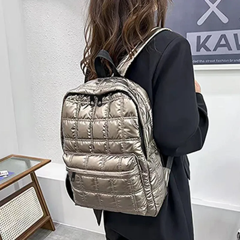 sac à dos brillant et élégant, tendance, multicolore, sangle réglable, léger pour les déplacements quotidiens, les voyages en plein air, sac cadeau de festival