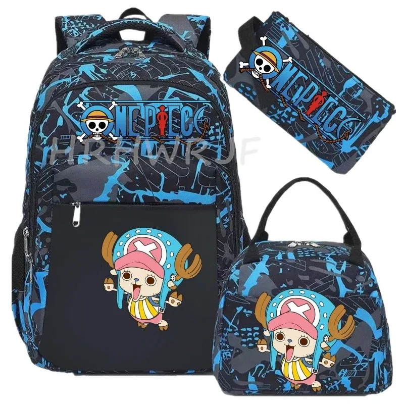 sac à dos one piece monkey d luffy, sac à dos de loisirs unisexe, sac de voyage pour ordinateur portable, sac d'école léger et décontracté, mochilas