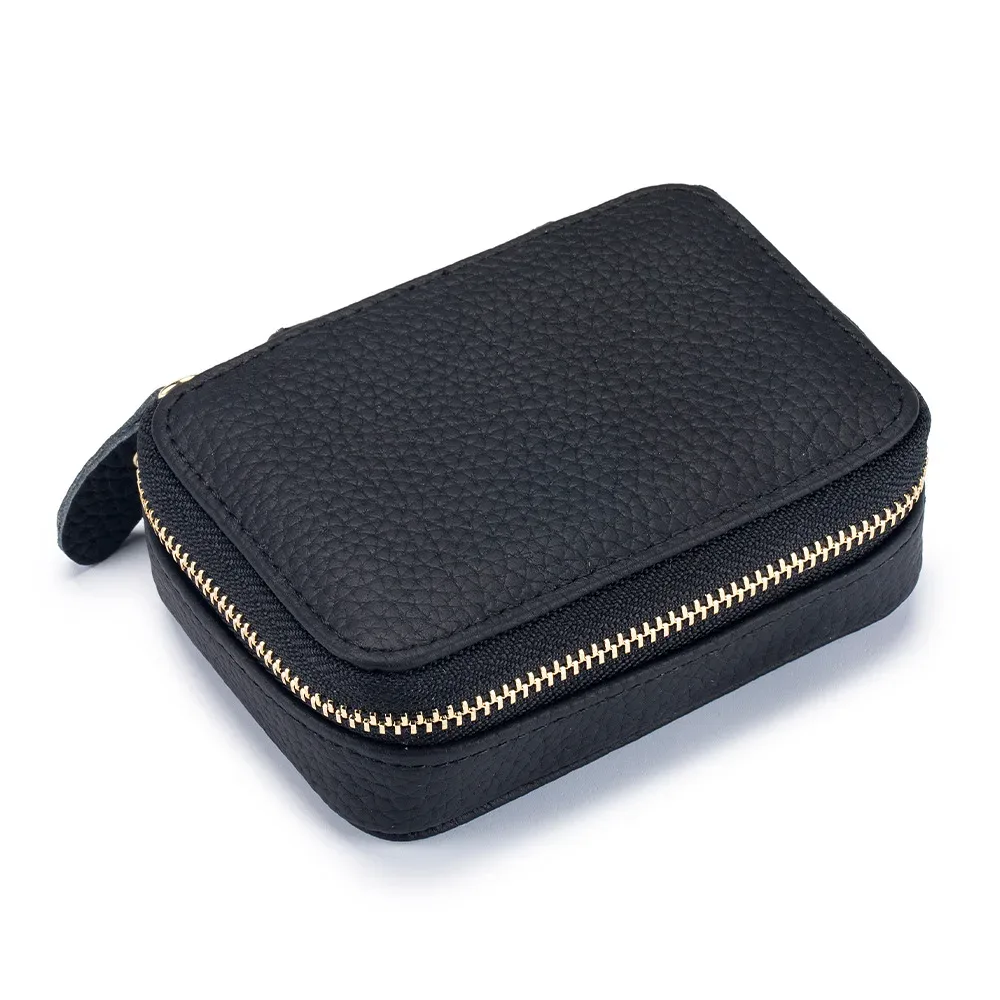 étui à rouge à lèvres avec miroir intégré, mini sac à cosmétiques, trousse à fermeture éclair, trousse de maquillage, trousse à lentilles de contact de voyage, trousse à main pour rouges à lèvres