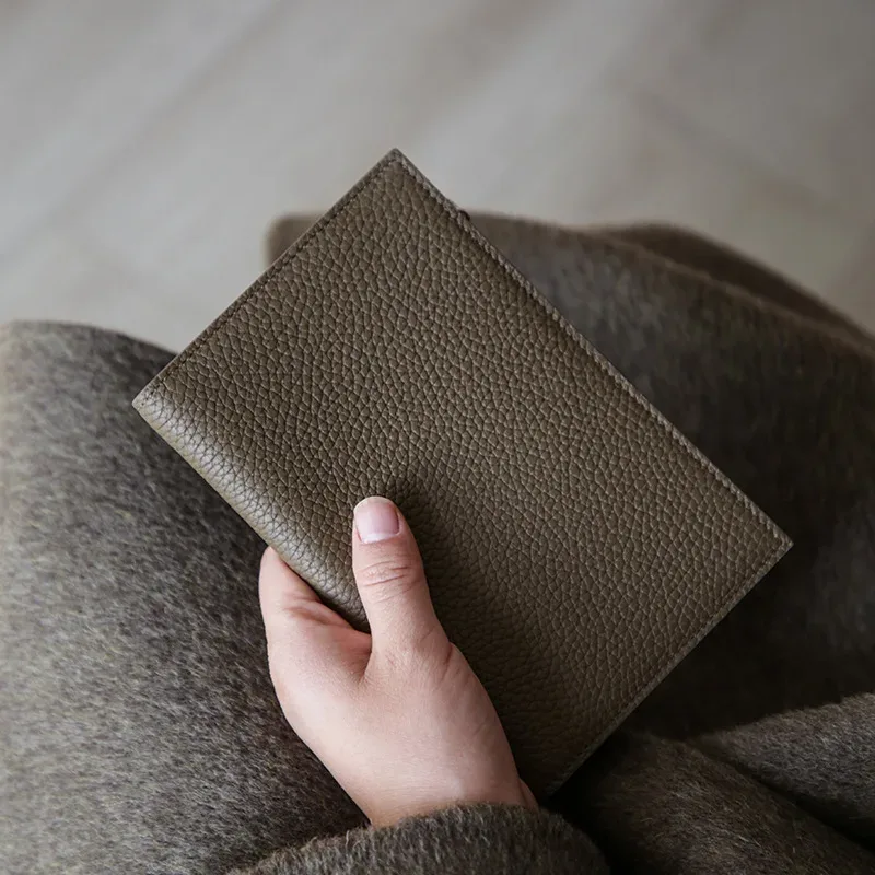 porte-passeport en cuir, portefeuille de voyage étanche pour femmes et hommes, couverture à fermeture éclair