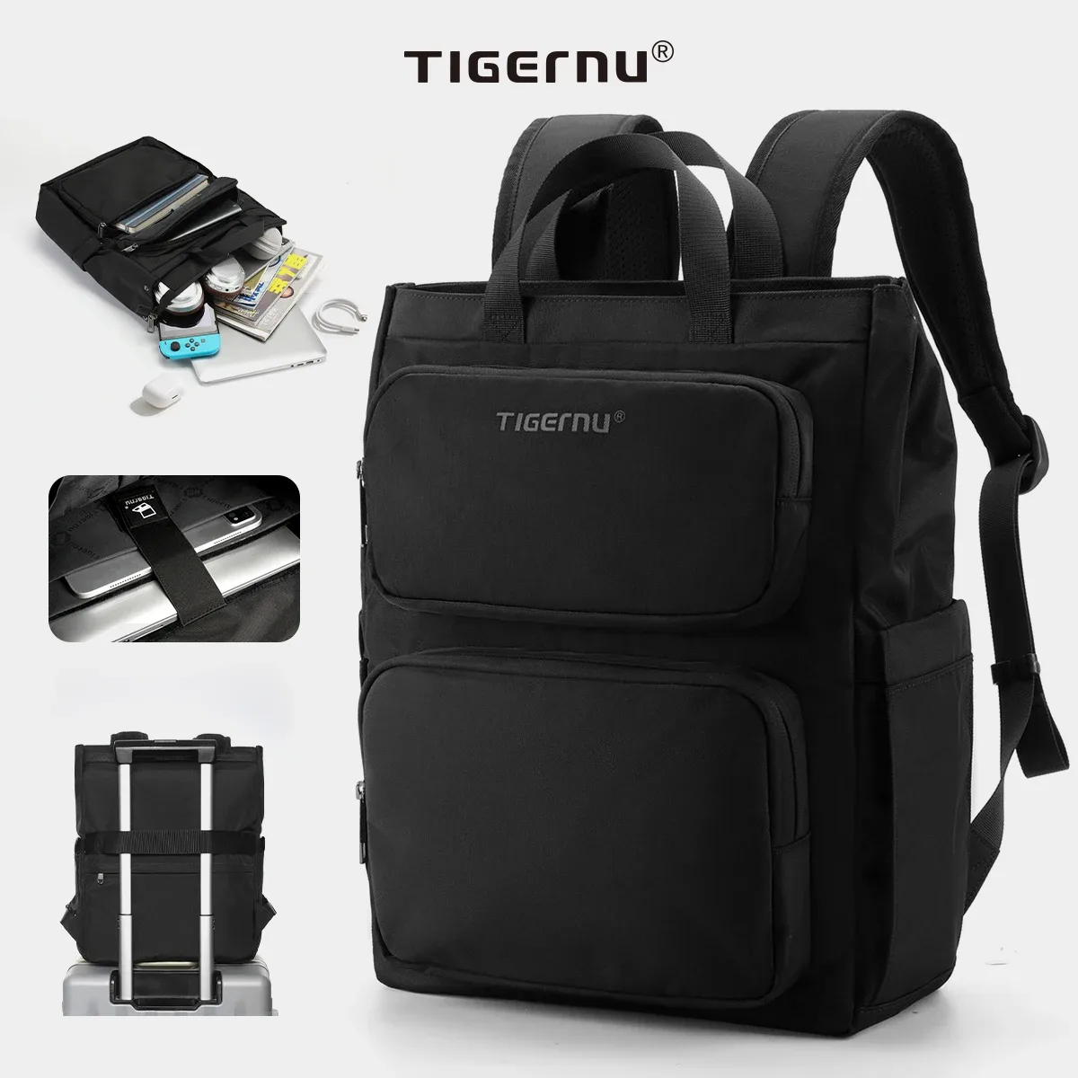 sac à dos tigernu pour femmes, sac à dos d'école tendance, sacs pour filles, sac à dos pour ordinateur portable 15,6 pouces pour femmes, sacs de plein air, sac à dos féminin, sac à main