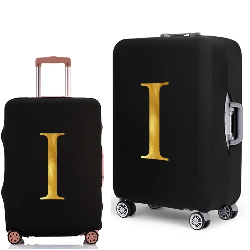 housse de protection pour bagages avec lettres imprimées, étui de protection plus épais pour valise, étui anti-poussière élastique pour accessoires de voyage de 18 à 32 pouces