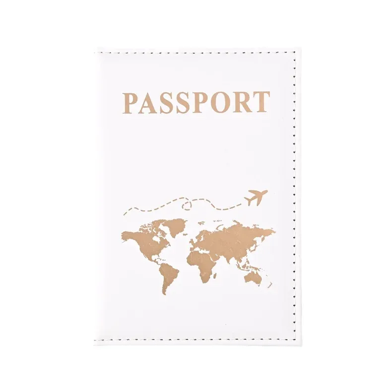 housse de passeport en pu, porte-passeport en cuir souple, porte-cartes de voyage, porte-documents de voyage portable, cadeau pour hommes et femmes