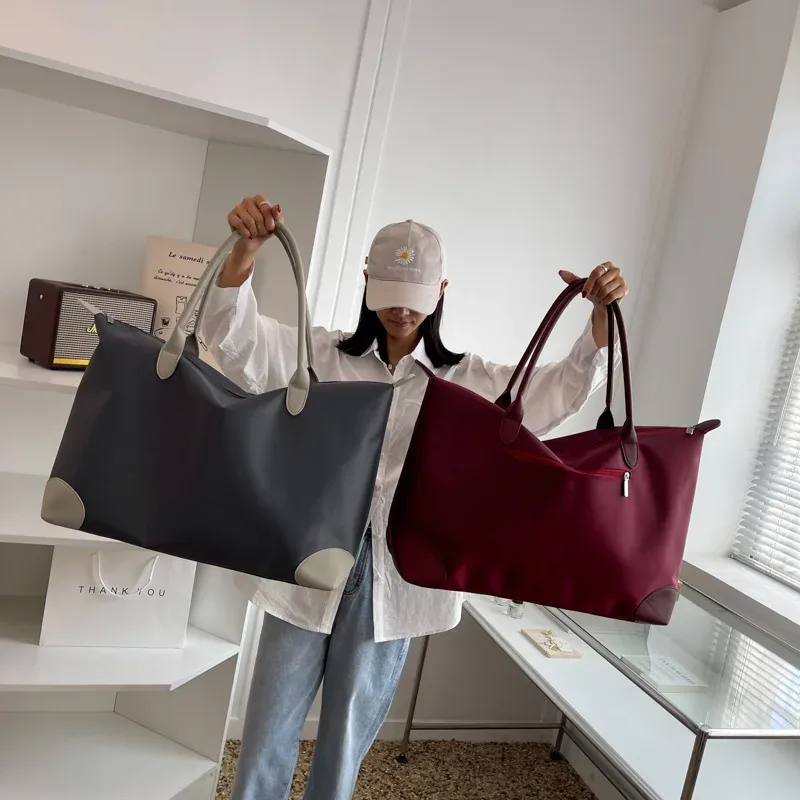 sac à main oxford grill pour femme, fourre-tout de marque, sac de voyage de week-end, grande capacité, étanche
