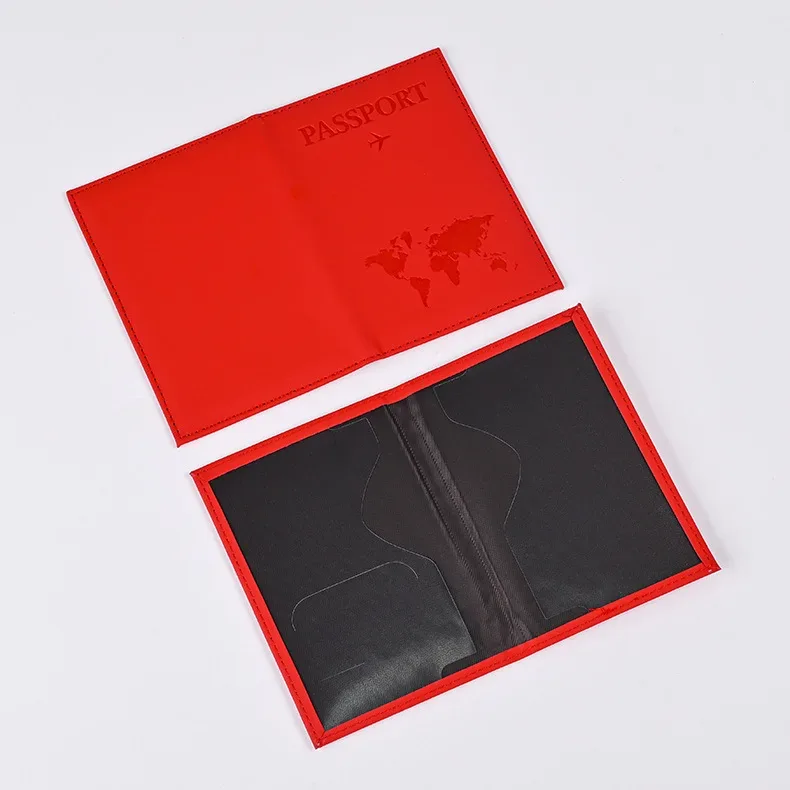 couverture de passeport transparente pour femmes et hommes, porte-passeport étanche, couvertures sur les passeports, porte-cartes de crédit, sacs, 1pc