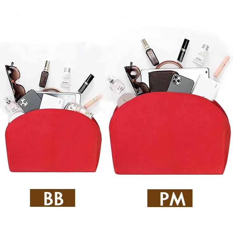 pour alma insérer sac organisateur maquillage petit sac à main organisateur sac à main intérieur portable cosmétique bing shell sac organisateur noël