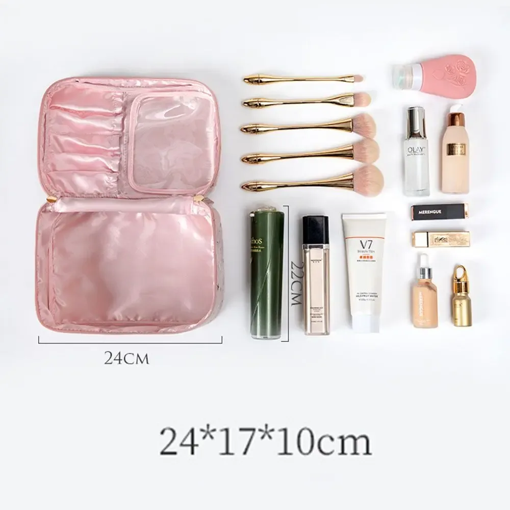 sacs de rangement portables et doux pour cosmétiques, sacs de maquillage multifonctionnels en velours, sacs pour rouge à lèvres, trousse de toilette.