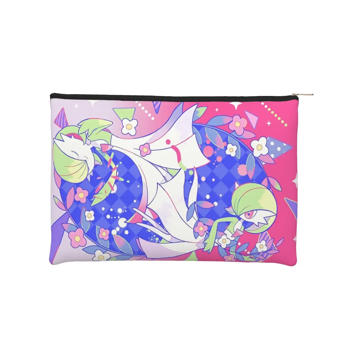 sac pliable mignon sur le thème pokémon, sac de maquillage, trousse de toilette avec fermeture éclair, pochette cosmétique de voyage