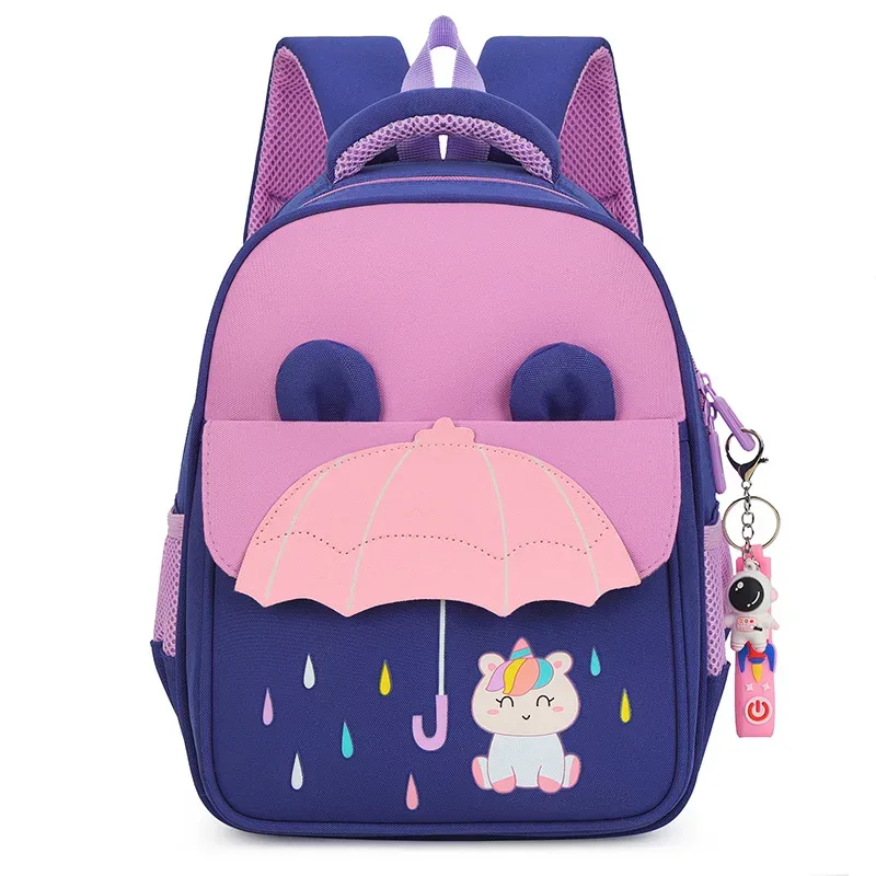 sac à dos parapluie mignon pour garçons et filles de maternelle, personnalisable avec nom, petit cartable pour enfants, nouveau sac à goûter de dessin animé pour la journée des enfants