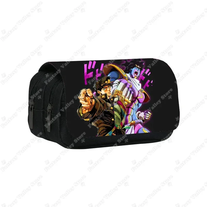 trousse à cosmétiques kujo kira yoshikage pour femmes, trousse à crayons, boîte à crayons scolaire, anime jojo ives arre adventure, killer calls een