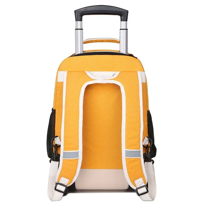 mode chariot bagages sac à dos avec roues voyage grande capacité chariot sacs bagages roulants ordinateur portable d'affaires sac d'école