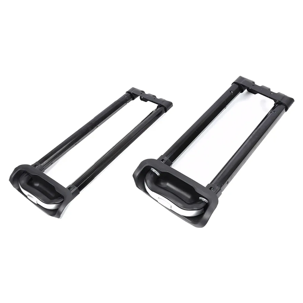 2 sections de poignées télescopiques universelles de remplacement pour bagages, adaptées aux valises de voyage et aux chariots à bagages.