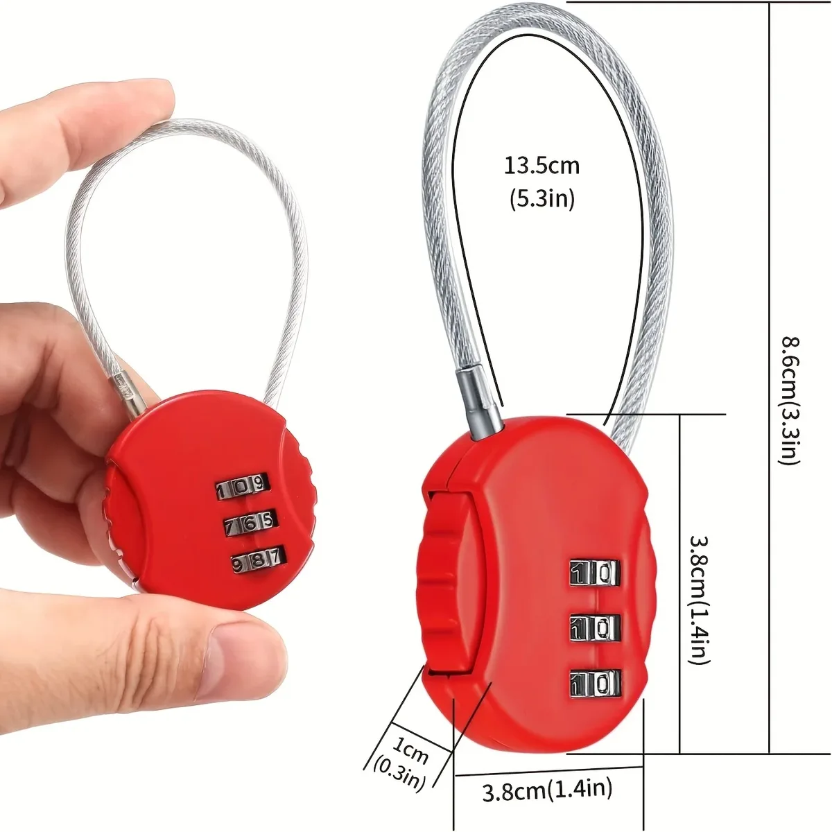 serrure à code combiné, serrure de sécurité à chiffres pour valise, sac à dos, casier de gym, tiroir