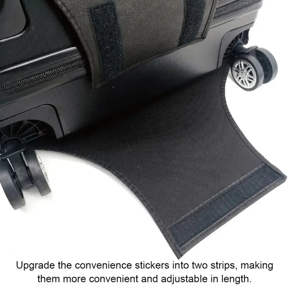 housse de protection pour bagages en tissu non tissé, épaisse, anti-poussière, pour valise à roulettes, accessoires de protection résistants à l'usure