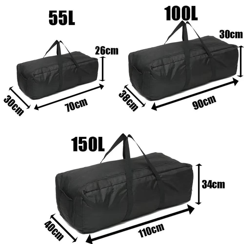 sac de rangement pour camping et escalade 150l 100l 55l, sac de voyage, sac à dos de randonnée extérieur grande capacité, sac polochon, sac à main