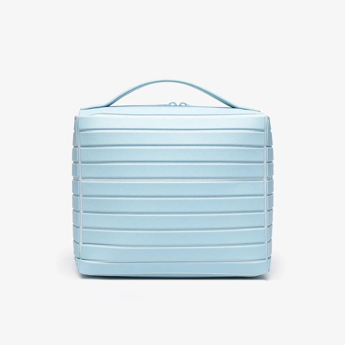sac de rangement en pvc rayé grande capacité, trousse de toilette de voyage, organiseur de cosmétiques, pochette de maquillage portable pour femmes, sac à main de salle de bain
