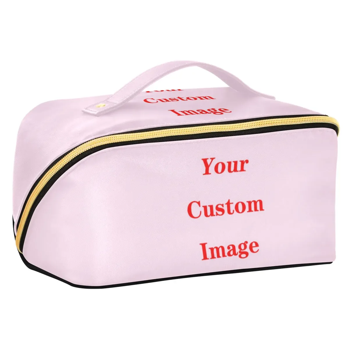 trousse de toilette en losange pour femmes, sac à cosmétiques, organisateur de voyage, maquillage personnalisé