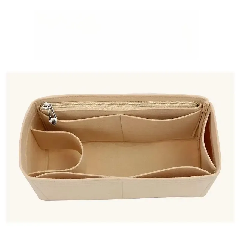 organisateur de sac à main en feutre, doublure structurée pour un rangement quotidien, compatible avec les sacs coach city tote de tailles régulière, moyenne et petite.