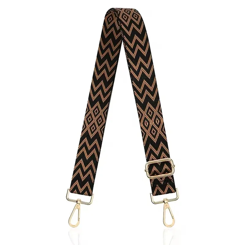 sangle de sac en nylon/coton pour femmes, sangles colorées pour bandoulière, accessoires de sac à bandoulière, ceintures réglables, sangles de sac à main
