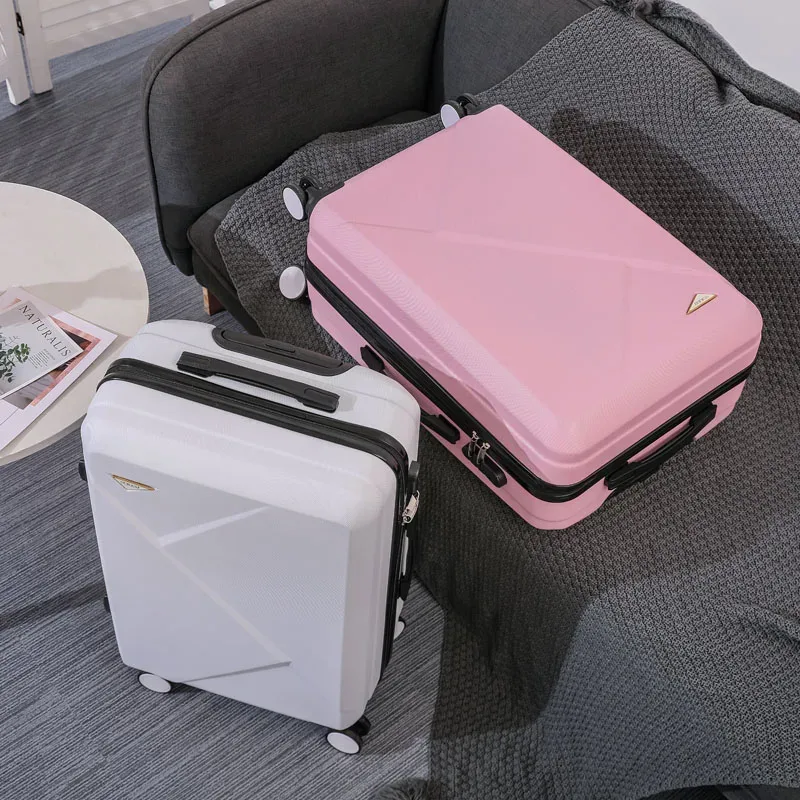 bagage 20-24-26 pouces 360 ° roue muette voyage d'affaires hommes femme bagages valise business
