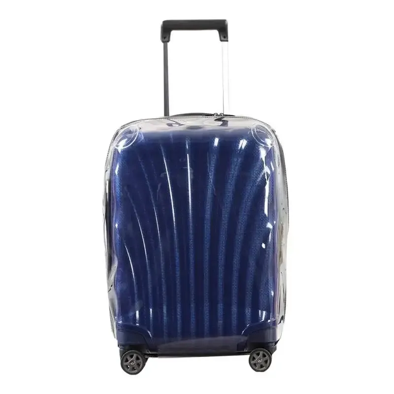 housse de valise pour samsonite c-lite cs20709, housses de protection transparentes en pvc avec fermeture éclair, accessoire de valise de voyage anti-poussière