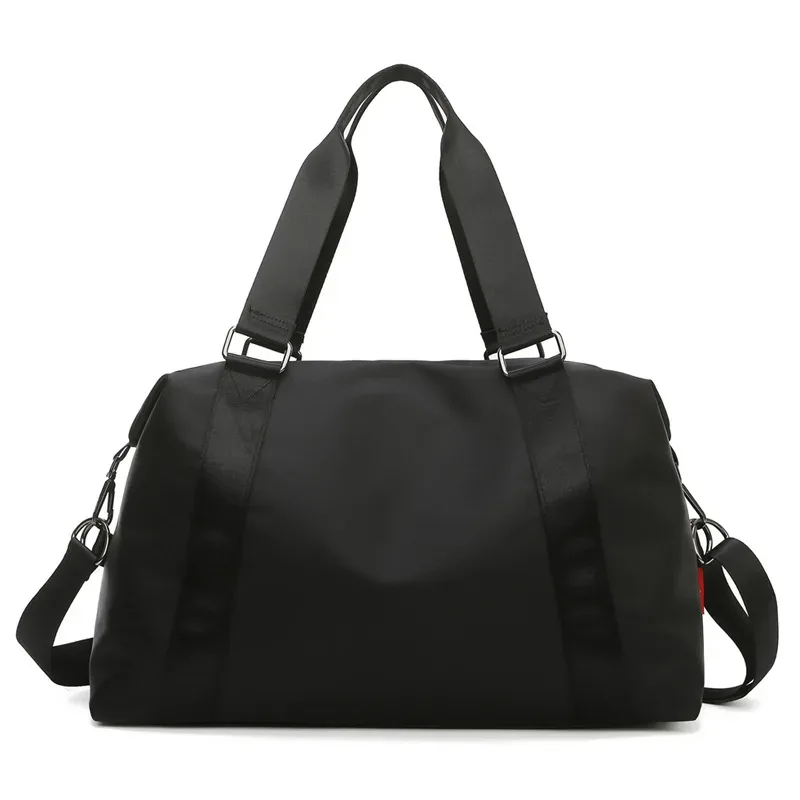 grand sac de voyage pour femmes, fourre-tout multifonctionnel, sacs à main en nylon, sac à bandoulière étanche, poches humides et sèches, sac de sport