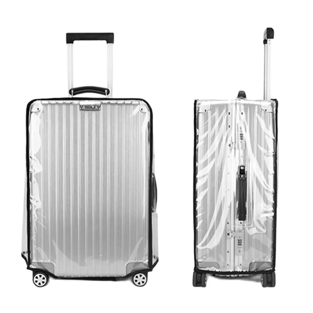 housse de protection transparente pour valise de 18 à 30 pouces, protection transparente pour bagages de voyage, accessoires de voyage en pvc imperméables pour valises à roulettes