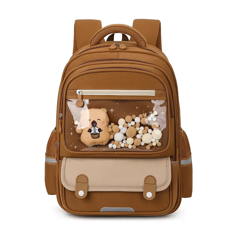 sac à dos scolaire imperméable pour garçons et filles, sacs d'école en nylon, sac à dos de voyage décontracté pour adolescents, sac à livres, cartable pour enfants à motif de dessin animé