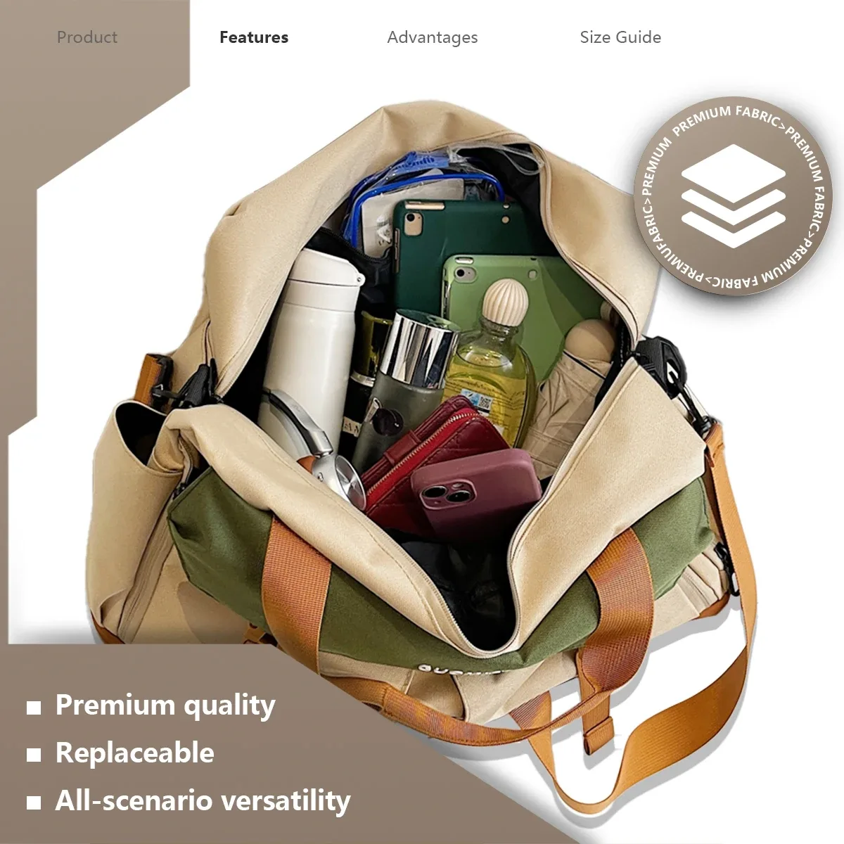 sac de fitness pour hommes, sac à bandoulière de séparation humide et sec, sac de voyage multifonctionnel à bandoulière, sac de natation d'entraînement pour femmes, grande capacité