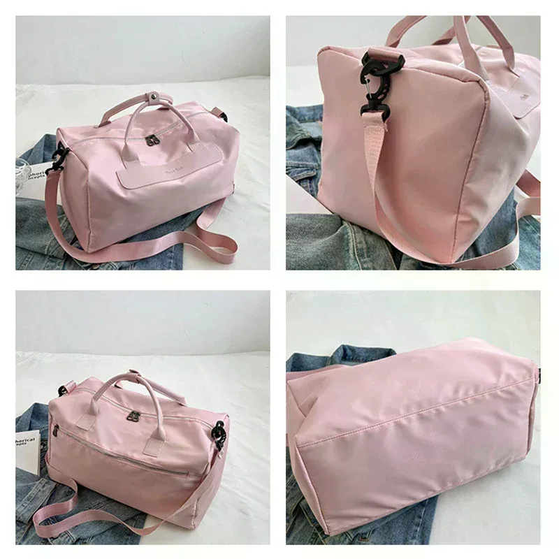 sac de yoga de gymnastique, sac de voyage multifonctionnel étanche de grande capacité pour femmes