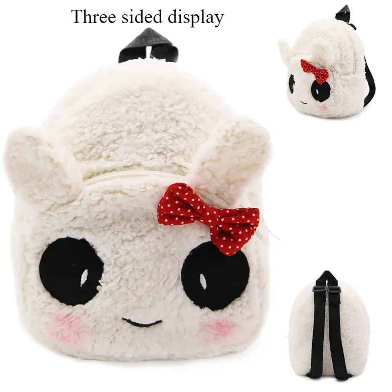sac à dos de dessin animé mignon pour enfants de 1 à 3 ans, sac à dos en peluche pour les sorties de printemps, sac à dos portable amusant pour la maternelle