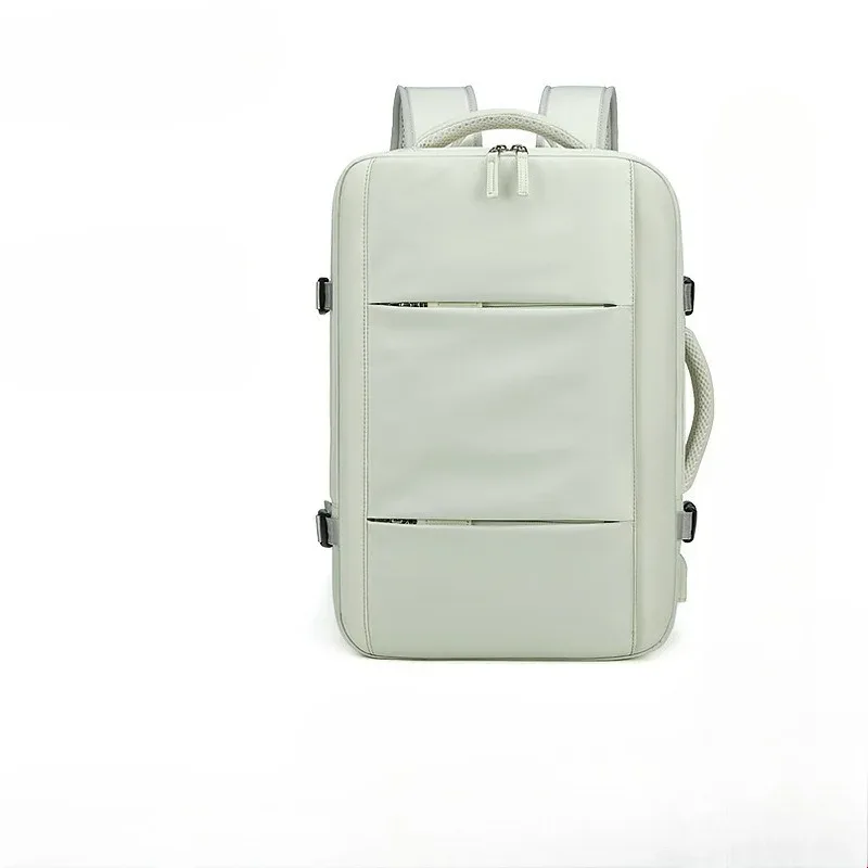 sac à dos de voyage décontracté pour femme, avec compartiment humide/sec, grande capacité, extensible, pour ordinateur portable, avec port usb
