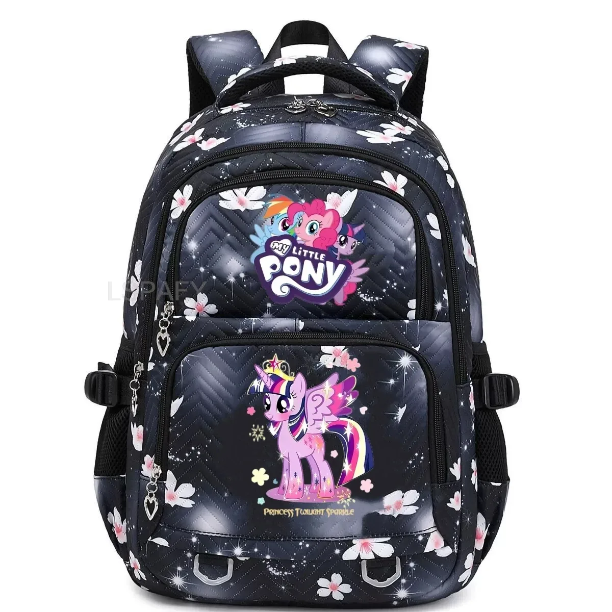 sacs d'école my little pony pour filles et garçons, sacs à dos pour étudiants et adolescents, sac à dos pour ordinateur portable, cadeau d'anniversaire, sacs à dos décontractés à carreaux pour femmes, pour les voyages